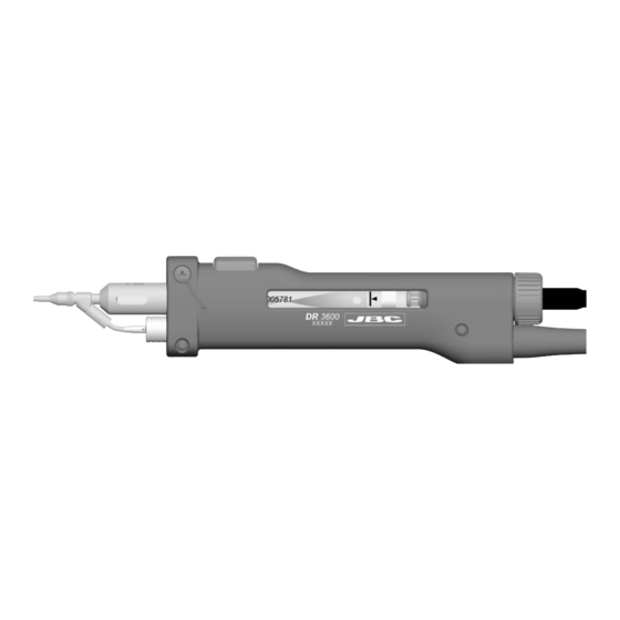 jbc DR 3600 Handbücher