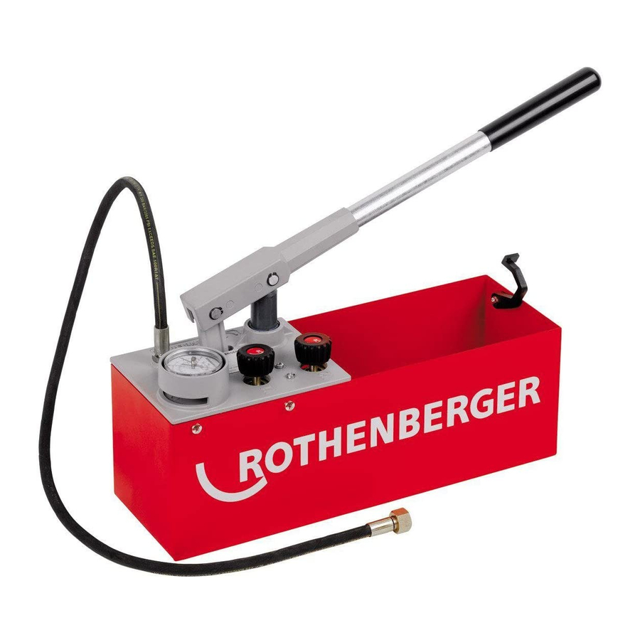 Rothenberger RP50 Bedienungsanleitung