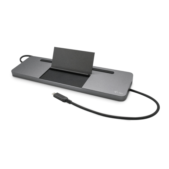 i-tec C31FLATDOCKPDPRO Gebrauchsanweisung