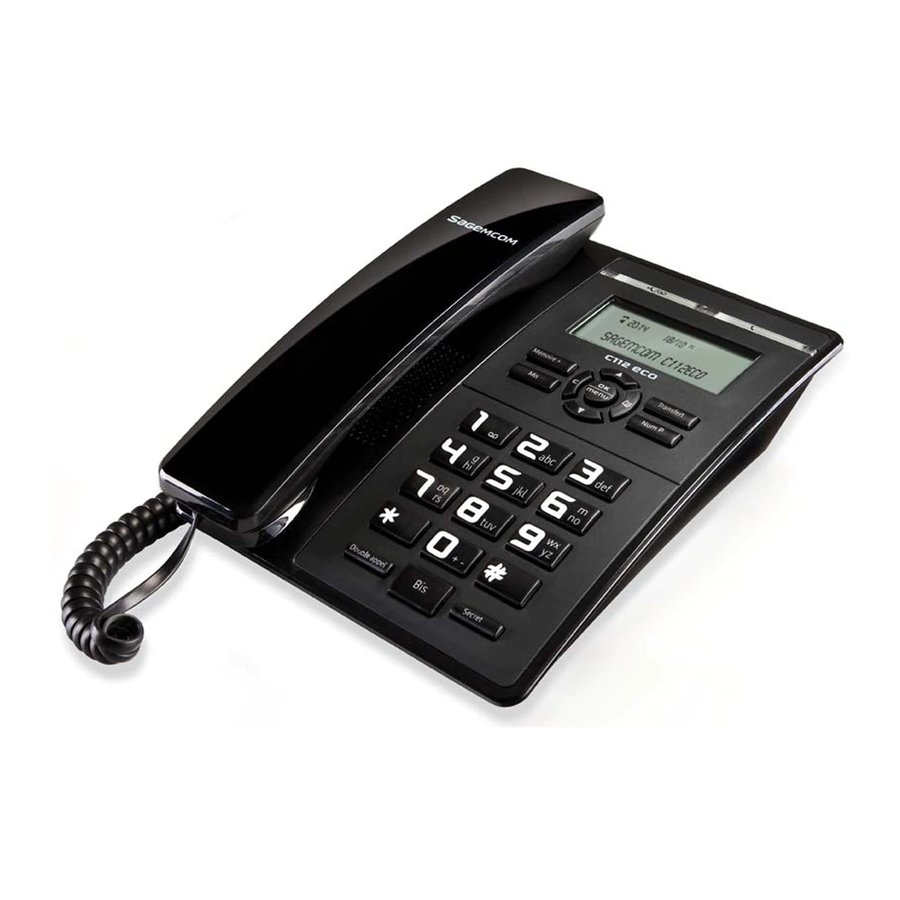SAGEMCOM C112 ECO Bedienungsanleitung