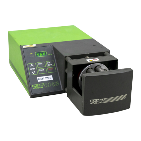 Watson-Marlow 505S Bedienungsanleitung