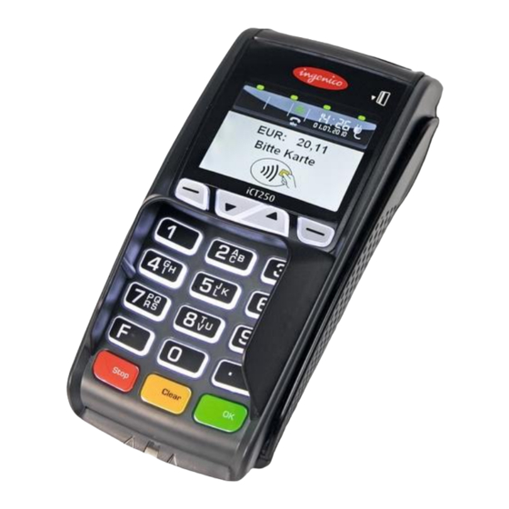 Ingenico iCT250 Installationsanleitung