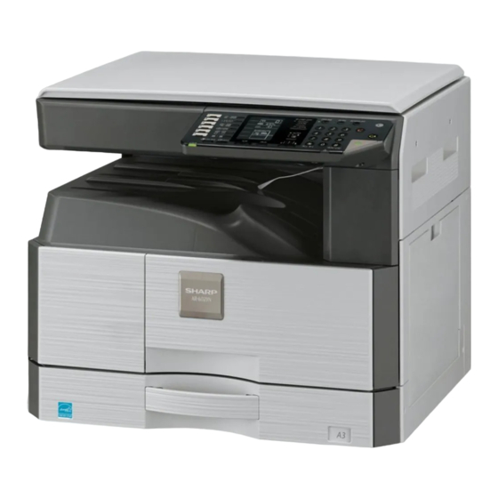 Sharp AR-6020 Erste Schritte