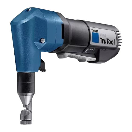 Trumpf TruTool N 160 E Handbücher