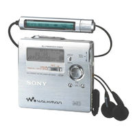 Sony MZ-R909 Bedienungsanleitung