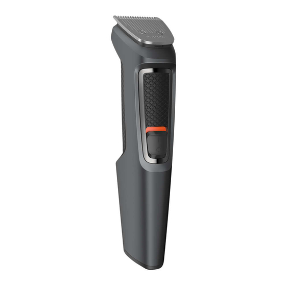 PHILIPS MULTIGROOM MG3710 BEDIENUNGSANLEITUNG PdfHerunterladen
