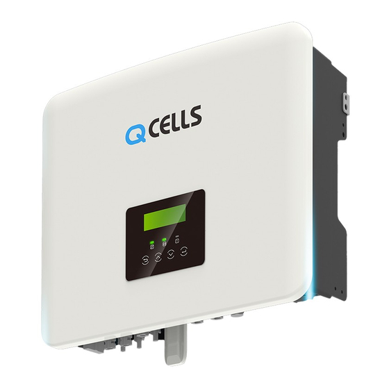 Fehlerbehebung Q.Cells Q.VOLT HYBG33P Installationsanleitung Und