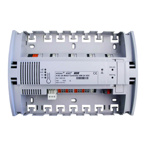 SOMFY animeo KNX 4 DC 2 A Motor Controller WM 24 V DC Gebrauchsanweisung