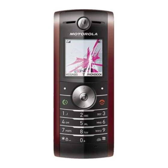 Motorola W208 Handbuch