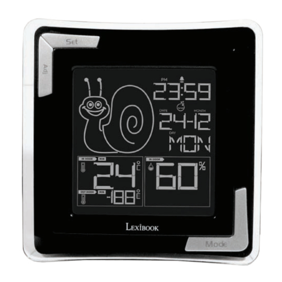 LEXIBOOK THERMOCLOCK ABSOLUTE TH030 Bedienungsanleitung