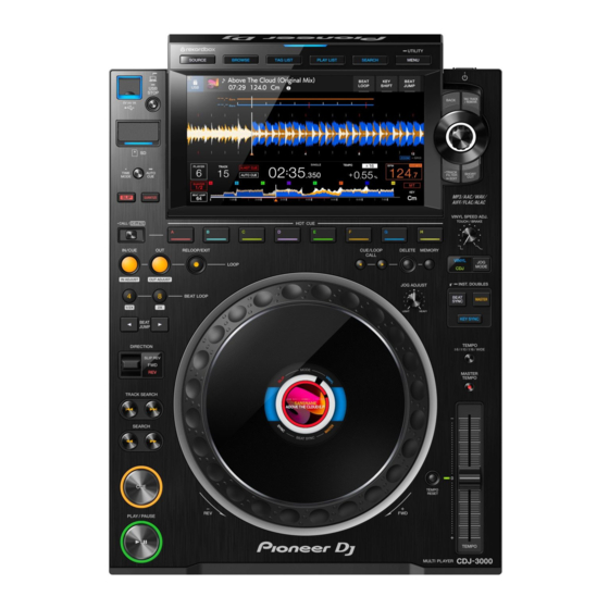 PIONEER DJ CDJ-3000 Kurzanleitung