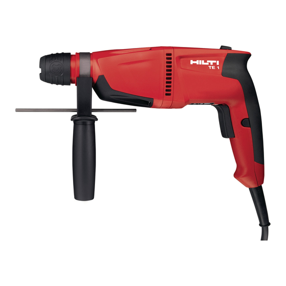 Hilti TE 1 Bedienungsanleitung
