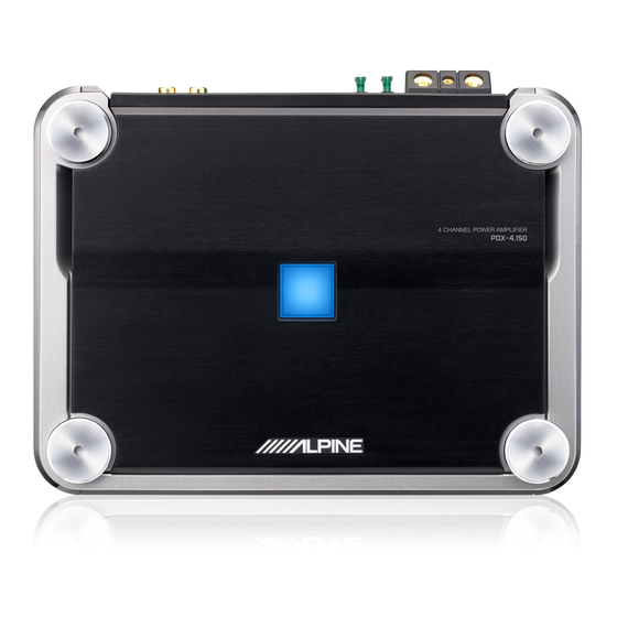 Alpine PDX-4.150 Bedienungsanleitung