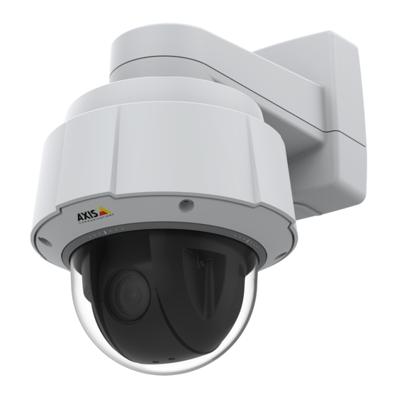 Axis Communications Q60-Serie Installationsanleitung