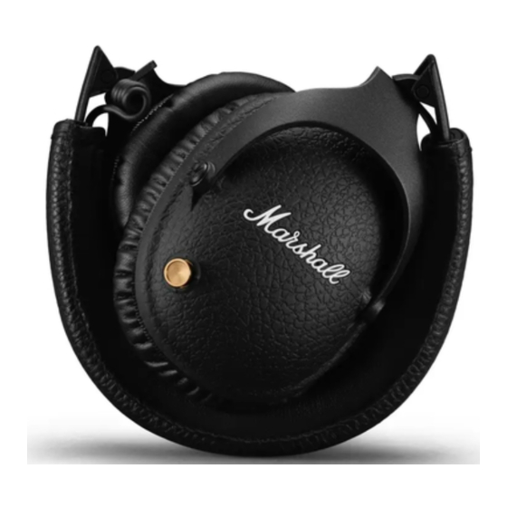Marshall MONITOR BLUETOOTH Bedienungsanleitung