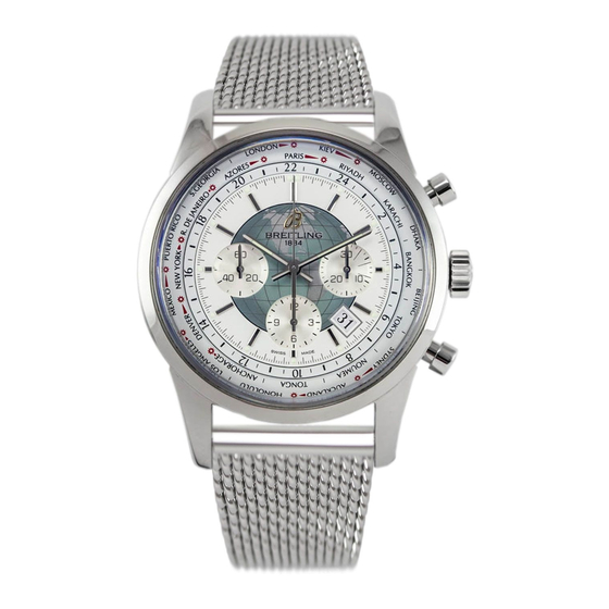 Breitling TRANSOCEAN CHRONOGRAPH UNITIME Bedienungsanleitung