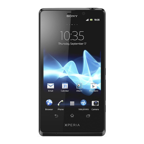 Sony Xperia T Bedienungsanleitung