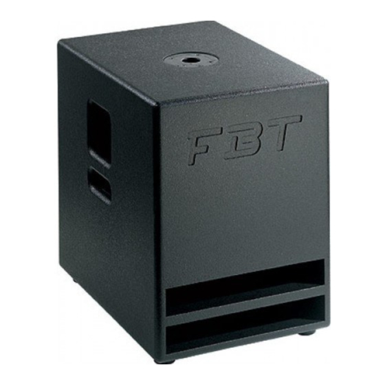 Fbt jolly sub 10 a Bedienungsanleitung