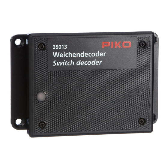 PIKO 35013 Anleitung