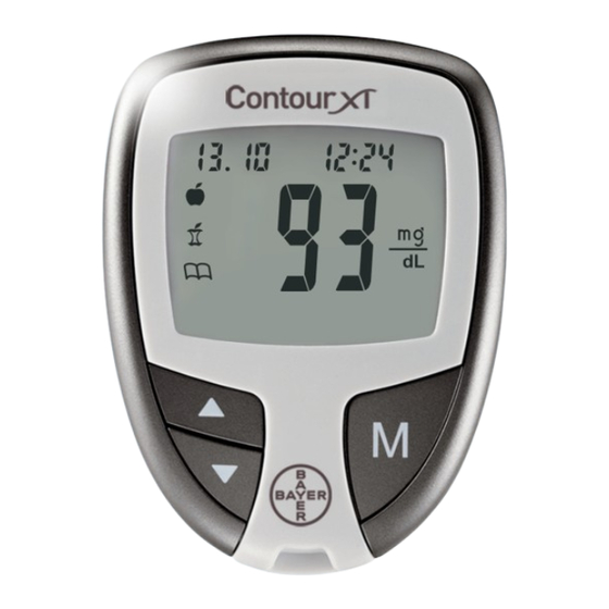 Bayer HealthCare Contour XT Bedienungsanleitung