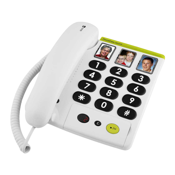 Doro PhoneEasy record 327cr Bedienungsanleitung