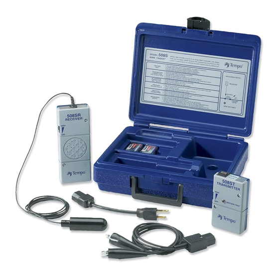 Tempo 508S WIRE FINDER Handbuch