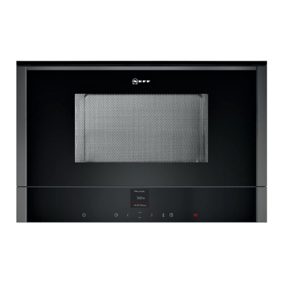 NEFF C17WR00.0 Gebrauchs- Und Montageanleitung