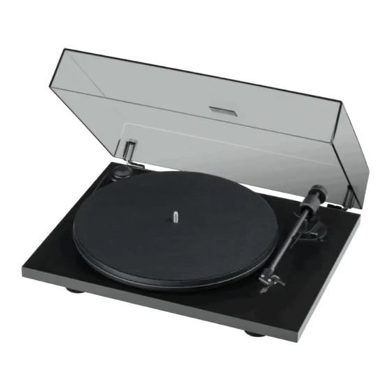 Pro-Ject Audio Systems Primary E Bedienungsanleitung