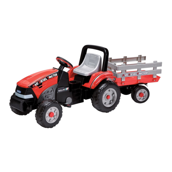 Peg Perego MAXI DIESEL TRACTOR IGCD0551 Gebrauch Und Wartung