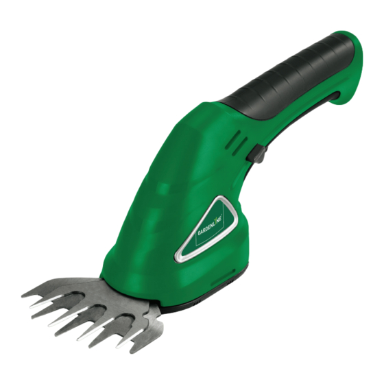Gardenline GLGS 7,2/2 Li Originalbetriebsanleitung