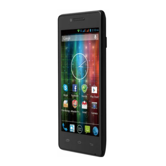 Prestigio MultiPhone PAP5451 DUO Schnellstartanleitung