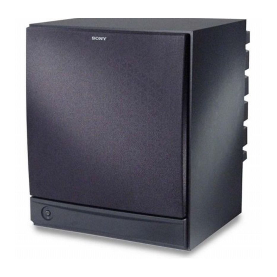 Sony sa-wm40 Bedienungsanleitung