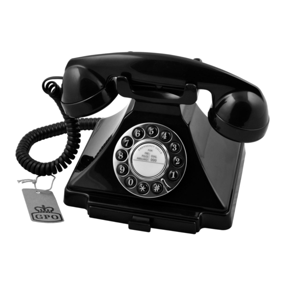 GPO GPO746 Push Button Handbuch