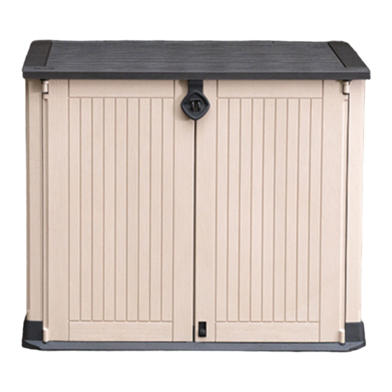 Keter STORE-IT-OUT MIDI WOODLAND 30 Gebrauchsanleitung