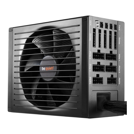 BE QUIET! DARK POWER PRO 11 1200W CM Bedienungsanleitung