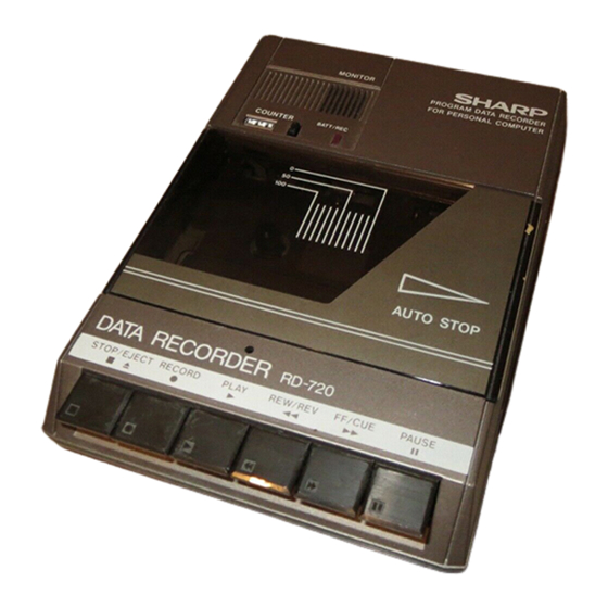 Sharp RD-720H Serviceanleitung