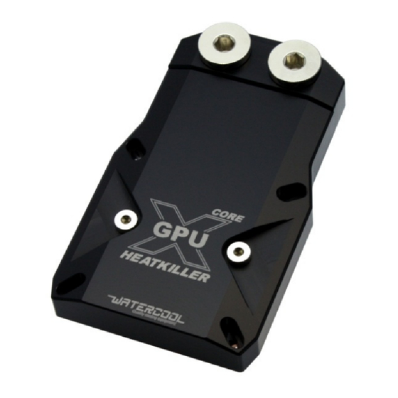 Watercool HEATKILLER GPU-X3 Core LC Montageanleitung