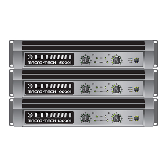 Crown MA-5000i Bedienungsanleitung