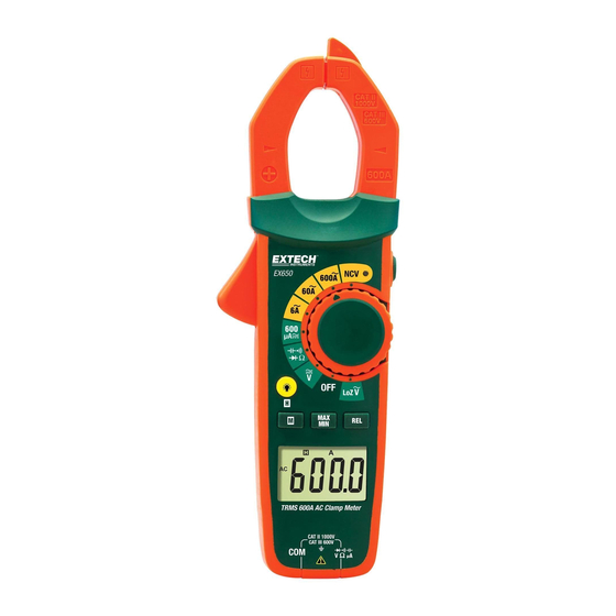 Extech Instruments EX650 Serie Bedienungsanleitung