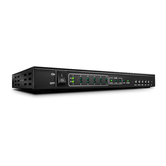 Lindy 6x2 4K HDMI 2.0 Matrix Benutzerhandbuch