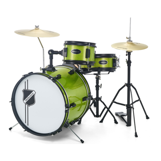 thomann Millenium Youngster Drum Set Aufbauanleitung