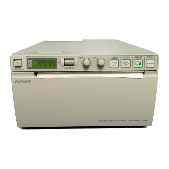 Sony UP-897MD Gebrauchsanweisung