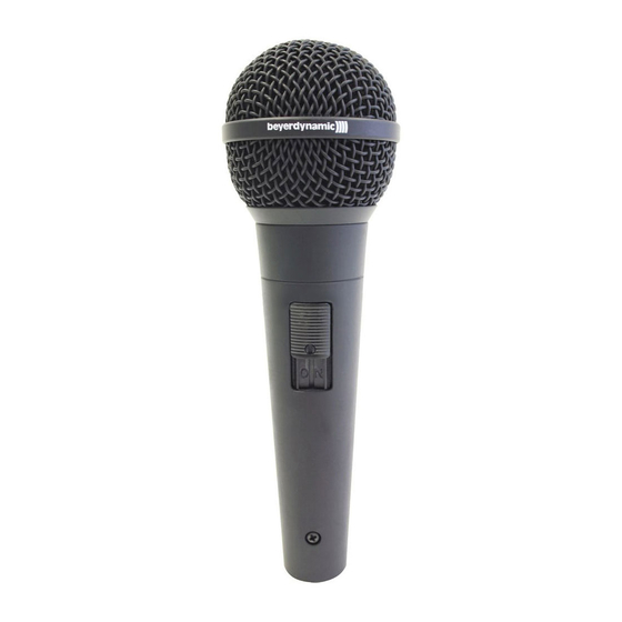 Beyerdynamic TG-X 58 Produktinformation
