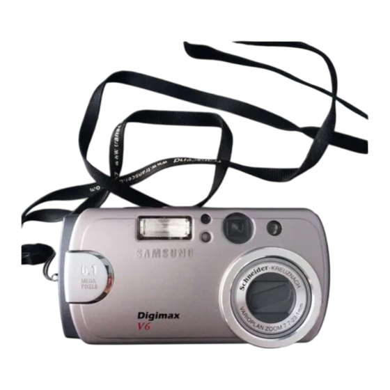 Samsung Digimax V6 Bedienungsanleitung