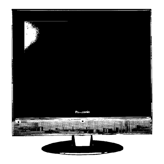Panasonic TX20LA5F Bedienungsanleitung