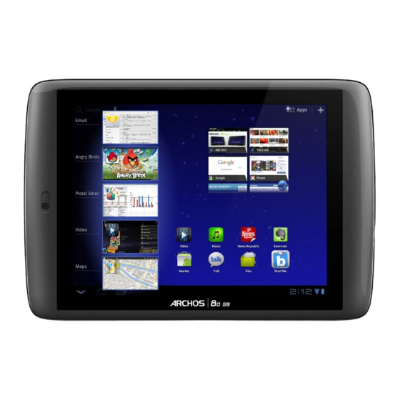 Archos 80 G9 Benutzerhandbuch