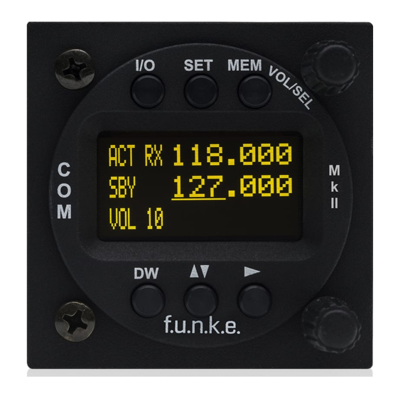 Funke ATR833-OLED Bedienungsanleitung
