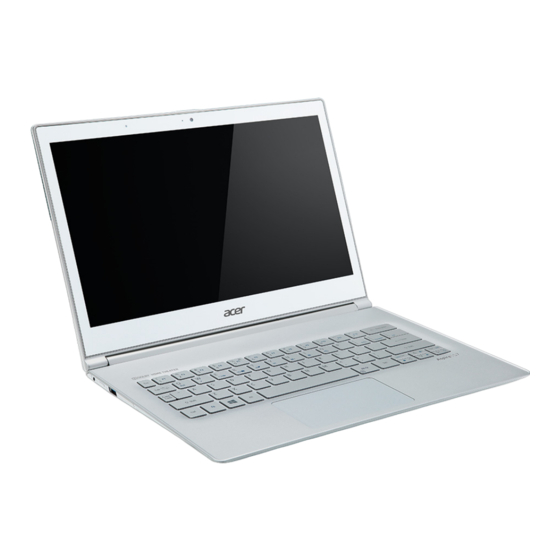 Acer Aspire S7-392 Kurzanleitung