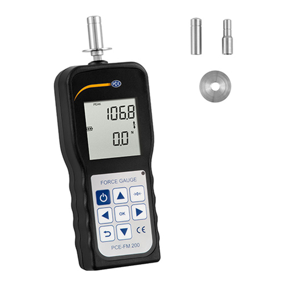 PCE Instruments PCE-PTR 200N Bedienungsanleitung