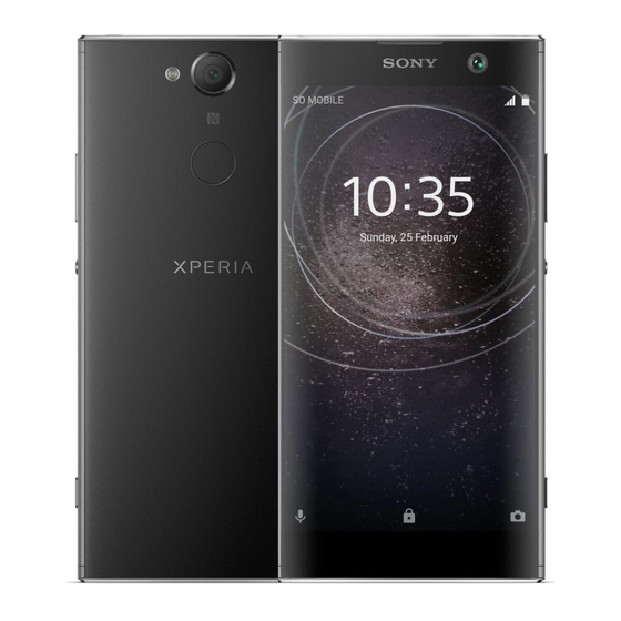 Sony Xperia XA2 Bedienungsanleitung